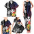 Wallis and Futuna Bastille Day Family Matching Tank Maxi Dress and Hawaiian Shirt Tropical Turtle Hibiscus Polynesian Pattern