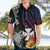 Wallis and Futuna Bastille Day Hawaiian Shirt Tropical Turtle Hibiscus Polynesian Pattern