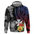 Wallis and Futuna Bastille Day Hoodie Tropical Turtle Hibiscus Polynesian Pattern