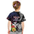 Wallis and Futuna Bastille Day Kid T Shirt Tropical Turtle Hibiscus Polynesian Pattern