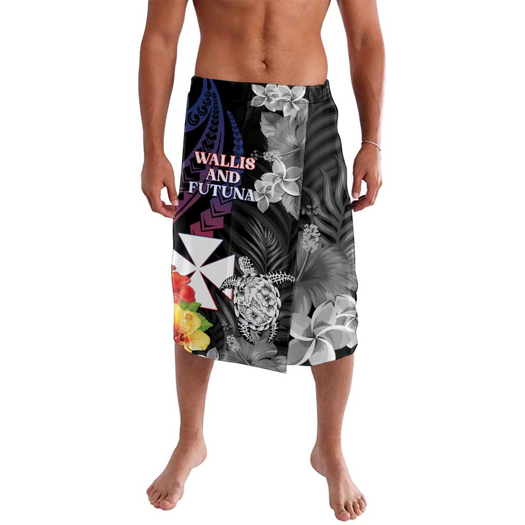 Wallis and Futuna Bastille Day Lavalava Tropical Turtle Hibiscus Polynesian Pattern