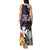 Wallis and Futuna Bastille Day Tank Maxi Dress Tropical Turtle Hibiscus Polynesian Pattern