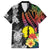 New Caledonia Bastille Day Family Matching Puletasi and Hawaiian Shirt Tropical Turtle Hibiscus Polynesian Pattern