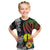 New Caledonia Bastille Day Kid T Shirt Tropical Turtle Hibiscus Polynesian Pattern