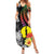 New Caledonia Bastille Day Summer Maxi Dress Tropical Turtle Hibiscus Polynesian Pattern