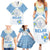 Personalised Palau Constitution Day Family Matching Summer Maxi Dress and Hawaiian Shirt Polynesian Turtle