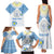 Personalised Palau Constitution Day Family Matching Tank Maxi Dress and Hawaiian Shirt Polynesian Turtle