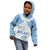 Personalised Palau Constitution Day Kid Hoodie Polynesian Turtle