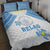 Palau Constitution Day Quilt Bed Set Polynesian Turtle