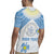 Personalised Palau Constitution Day Rugby Jersey Polynesian Turtle