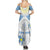 Personalised Palau Constitution Day Summer Maxi Dress Polynesian Turtle