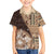 Samoa Siapo Elegant Hawaiian Shirt Hibiscus Chocolate Brown Motifs - Polynesian Pride