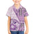 Samoa Siapo Elegant Hawaiian Shirt Hibiscus Violet Motifs - Polynesian Pride
