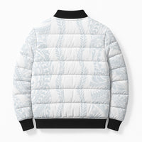 Samoa Lotu Tamaiti Bomber Puffer Jacket Teuila With Tribal Motifs LT05 - Polynesian Pride
