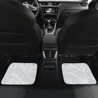 Samoa Lotu Tamaiti Car Mats Teuila With Tribal Motifs LT05 Set 2pcs - Back White - Polynesian Pride