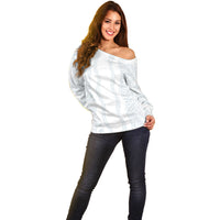 Samoa Lotu Tamaiti Off Shoulder Sweater Teuila With Tribal Motifs LT05 - Polynesian Pride