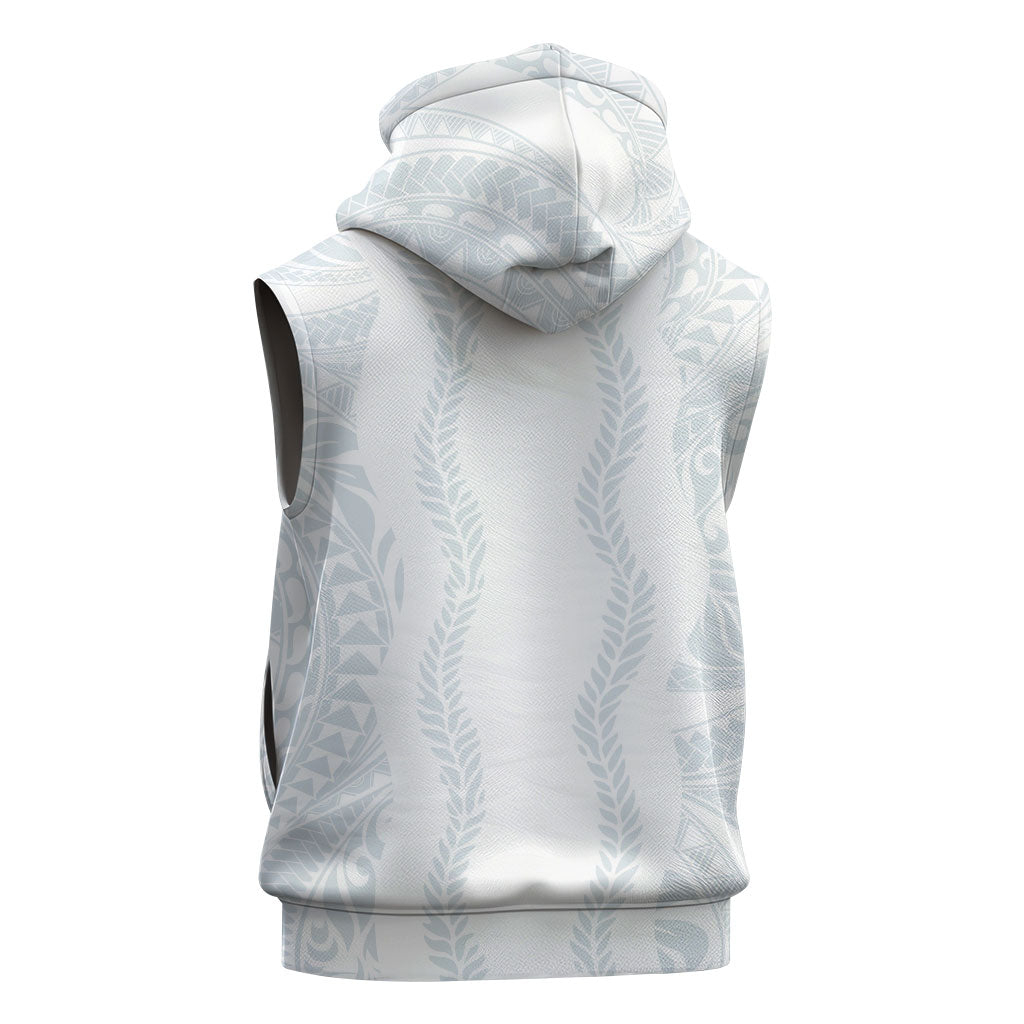 Samoa Lotu Tamaiti Sleeveless Hoodie Teuila With Tribal Motifs LT05 - Polynesian Pride