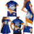 Personalized Marshall Islands Family Matching Short Sleeve Bodycon Dress and Hawaiian Shirt Manit Day Coat Of Arms With Polynesian Turtle LT05 - Polynesian Pride