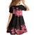 Breast Cancer Family Matching Puletasi Dress and Hawaiian Shirt Survivor Polynesian Ribbon Butterfly LT05 - Polynesian Pride