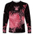 Breast Cancer Long Sleeve Shirt Survivor Polynesian Ribbon Butterfly LT05 Unisex Pink - Polynesian Pride