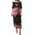 Breast Cancer Puletasi Survivor Polynesian Ribbon Butterfly LT05 Long Dress Pink - Polynesian Pride