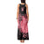 Breast Cancer Tank Maxi Dress Survivor Polynesian Ribbon Butterfly LT05 - Polynesian Pride