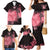 Personalized Breast Cancer Family Matching Mermaid Dress and Hawaiian Shirt Survivor Polynesian Ribbon Butterfly LT05 - Polynesian Pride