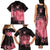 Personalized Breast Cancer Family Matching Tank Maxi Dress and Hawaiian Shirt Survivor Polynesian Ribbon Butterfly LT05 - Polynesian Pride