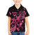 Breast Cancer Awareness Family Matching Mermaid Dress and Hawaiian Shirt Ribbon Polynesian Pattern Black Version LT05 Son's Shirt Black - Polynesian Pride