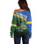 Solomon Islands Remembrance Day Off Shoulder Sweater Lest We Forget