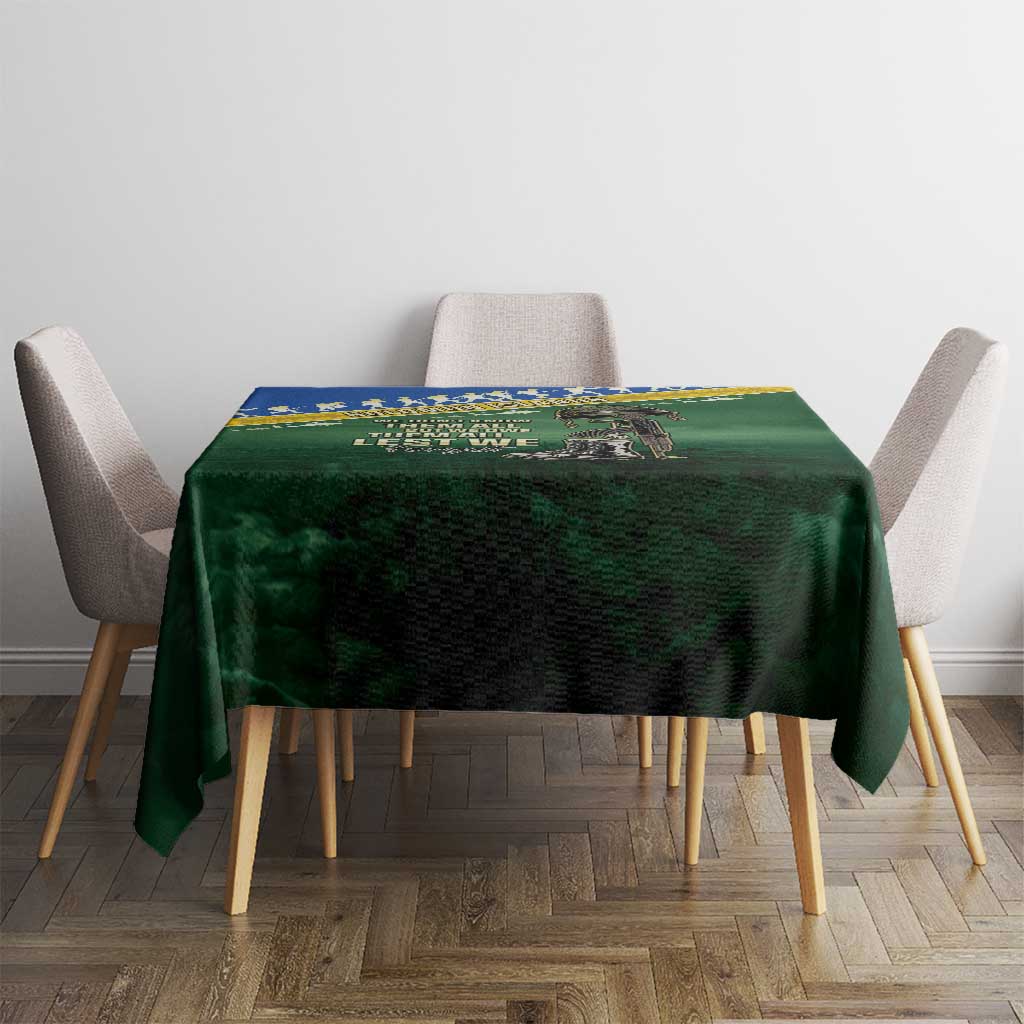 Solomon Islands Remembrance Day Tablecloth Lest We Forget
