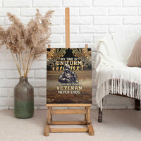 Polynesia Veterans Day Canvas Wall Art Thank You Veterans Polynesian Pattern LT05 - Polynesian Pride