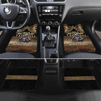 Polynesia Veterans Day Car Mats Thank You Veterans Polynesian Pattern LT05 Set 4pcs Gold - Polynesian Pride