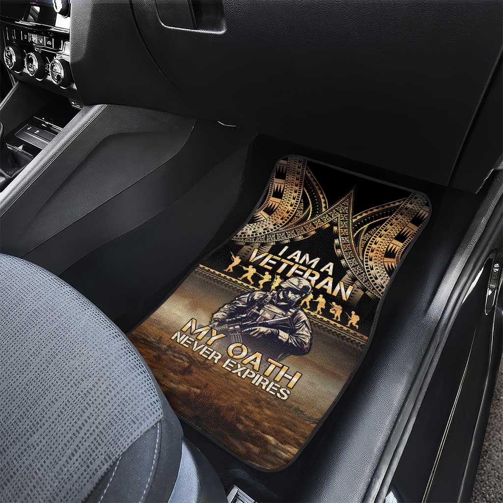 Polynesia Veterans Day Car Mats Thank You Veterans Polynesian Pattern LT05 - Polynesian Pride