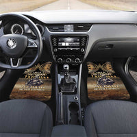 Polynesia Veterans Day Car Mats Thank You Veterans Polynesian Pattern LT05 Set 2pcs - Front Gold - Polynesian Pride