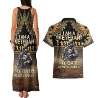 Polynesia Veterans Day Couples Matching Tank Maxi Dress and Hawaiian Shirt Thank You Veterans Polynesian Pattern LT05 - Polynesian Pride