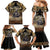 Polynesia Veterans Day Family Matching Mermaid Dress and Hawaiian Shirt Thank You Veterans Polynesian Pattern