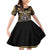 Polynesia Veterans Day Family Matching Off Shoulder Short Dress and Hawaiian Shirt Thank You Veterans Polynesian Pattern