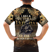Polynesia Veterans Day Family Matching Summer Maxi Dress and Hawaiian Shirt Thank You Veterans Polynesian Pattern LT05 - Polynesian Pride