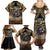 Polynesia Veterans Day Family Matching Summer Maxi Dress and Hawaiian Shirt Thank You Veterans Polynesian Pattern