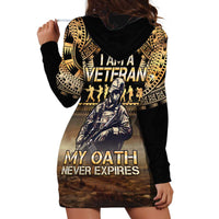 Polynesia Veterans Day Hoodie Dress Thank You Veterans Polynesian Pattern LT05 - Polynesian Pride