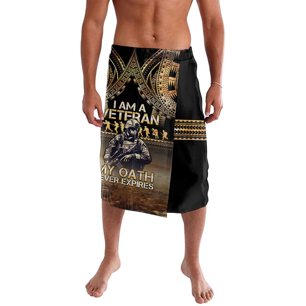 Polynesia Veterans Day Lavalava Thank You Veterans Polynesian Pattern LT05 Gold - Polynesian Pride