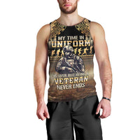 Polynesia Veterans Day Men Tank Top Thank You Veterans Polynesian Pattern LT05 - Polynesian Pride