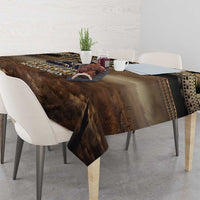 Polynesia Veterans Day Tablecloth Thank You Veterans Polynesian Pattern LT05 - Polynesian Pride