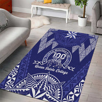 Queen Salote College Centenary Area Rug Tongan Kupesi Pattern - Polynesian Pride