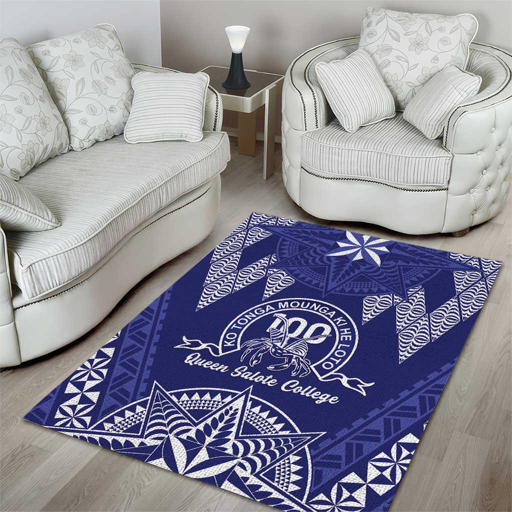 Queen Salote College Centenary Area Rug Tongan Kupesi Pattern - Polynesian Pride