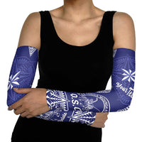 Personalised Queen Salote College Centenary Arm Sleeves Tongan Kupesi Pattern - Polynesian Pride