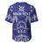 Personalised Queen Salote College Centenary Baseball Jersey Tongan Kupesi Pattern - Polynesian Pride