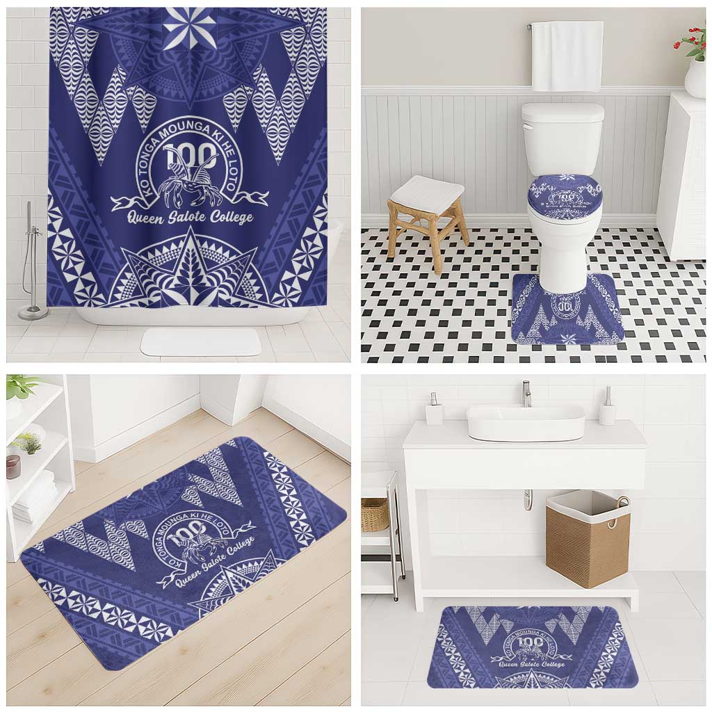 Queen Salote College Centenary Bathroom Set Tongan Kupesi Pattern - Polynesian Pride