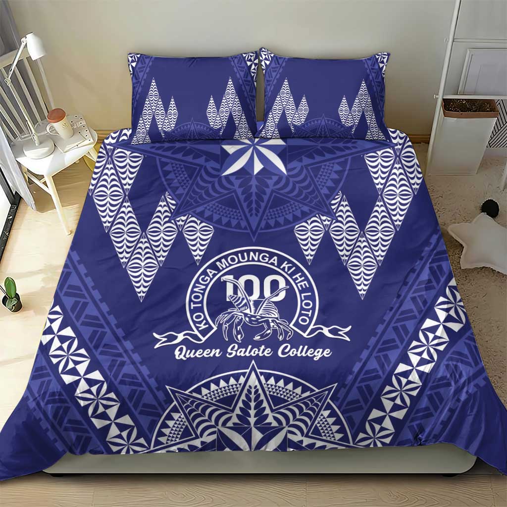 Queen Salote College Centenary Bedding Set Tongan Kupesi Pattern - Polynesian Pride